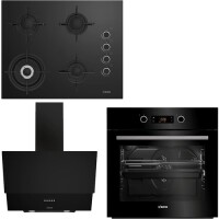 Altus ALA 140 B-ALA 540 B-ALA 185 GBD Siyah Ankastre Set - Altus