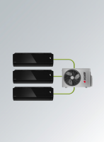 Arçelik ZM16102 MD 1+2 İnverter Multi Sistem Klima Dış Ünite - Arçelik