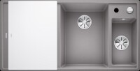 BLANCO AXIA III 6 S Cam Kesme Tahtalı Sağ Damlalıklı Silgranit Alu Metallic Eviye - Blanco
