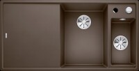 BLANCO AXIA III 6 S Cam Kesme Tahtalı Sol Damlalıklı Silgranit Kahve Eviye - Blanco (1)