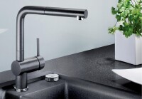 BLANCO LINUS-S SILGRANIT Anthracite Armatür - Blanco (1)