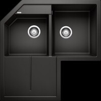BLANCO METRA 9 E Silgranit Siyah Eviye - Blanco