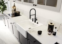 BLANCO PANOR 60 1 DELİKLİ Seramik Kristal Beyaz Eviye - Blanco (1)