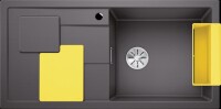 BLANCO SITY XL 6 S LİMON Silgranit Kaya Gri Eviye - Blanco