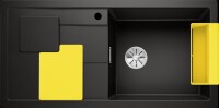 BLANCO SITY XL 6 S LİMON Silgranit Siyah Eviye - Blanco