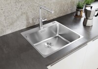 BLANCO SOLIS 500-IF/A SST BF RC SINK Solis-if Paslanmaz Çelik Eviye - Blanco (1)