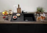 BLANCO SONA 5 S Silgranit Alu Metallic Eviye - Blanco (1)