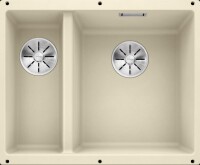 BLANCO SUBLINE 340/160-U Büyük Gözü Sağda Tezgahaltı Silgranit Jasmine Eviye - Blanco