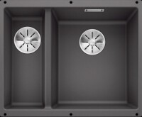 BLANCO SUBLINE 340/160-U Büyük Gözü Sağda Tezgahaltı Silgranit Kaya Gri Eviye - Blanco