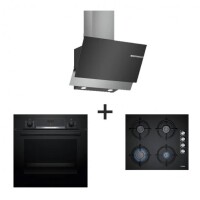 Bosch Ankastre Set HBF514BB1T, POP6C6O10O, DWK65AD60R - BOSCH