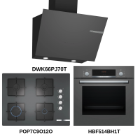Bosch Ankastre Set HBF514BH1T, POP7C9O12O, DWK66PJ70T - BOSCH