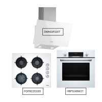BOSCH ANKASTRE SET HBF514BW1T,POP6C6O10O, DWK63PJ20T - BOSCH