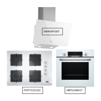 BOSCH ANKASTRE SET HBF514BW1T,POP7C2O12O, DWK63PJ20T - BOSCH