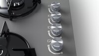 BOSCH POP6C9O10O ANKASTRE GAZLI SERT CAM OCAK - 2