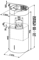 FABER Davlumbaz Isola Gloss Plus Ev8+ Bk A37 - FABER (1)
