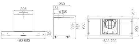 Elica PRF0097708A HIDDEN 2.0 IXGL/A/72 Ankastre Aspiratör - 3