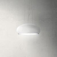 Elica PRF0098392 SEASHELL WH MAT/F/80 Mat Beyaz Ada Tipi Davlumbaz - Elica