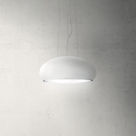 Elica PRF0098392 SEASHELL WH MAT/F/80 Mat Beyaz Ada Tipi Davlumbaz - 1