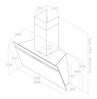 Elica PRF0116967B MAJESTIC BL/A/90 Duvar Tipi Davlumbaz - 3