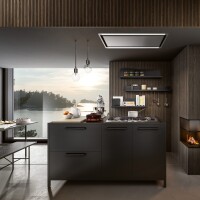 Elica PRF0163520A HILIGHT-X H30 IX/A/100 Tavan Tipi Aspiratör - Elica (1)