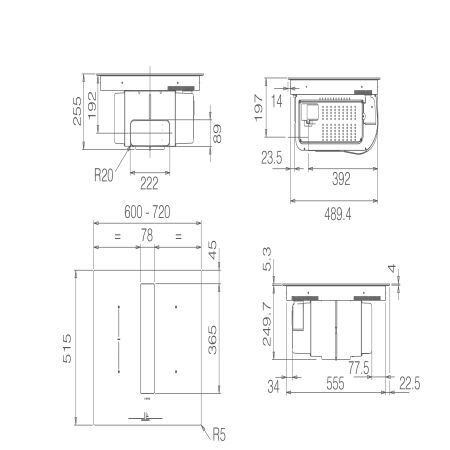 Elica PRF0167054 NIKOLATESLA FIT BL/A/72 Aspirasyon - Ocak - 1