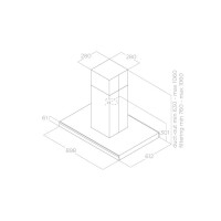 Elica PRF0182415 ADÉLE ISLAND BL MAT/A/90 Ada Tipi Davlumbaz - Elica (1)
