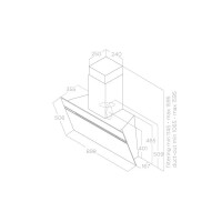 Elica PRF0147739 STRIPE URBAN ZINC/A/90 Duvar Tipi Davlumbaz - 4