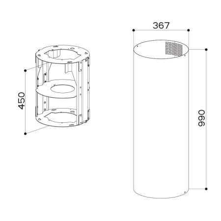 Faber Wh H990 Üst Baca Takımı Davlumbaz Aksesuarı - 1
