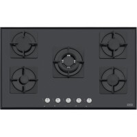 Franke 5 Gözlü, Gaz Emniyetli, Siyah Cam, Ocak Glass Lınear Square Fhns 905 4G Tc Bk C Siyah Cam - FRANKE