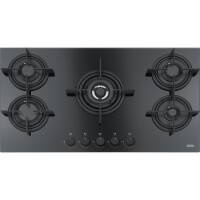 Franke Mythos FHCR 905 4G TC HE BK C Ankastre cam ocak , 90 cm, Black Glass - FRANKE