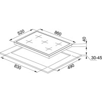 Franke New Glass Linear FHNG 905 4G TC BK C 5 Gözlü Siyah - FRANKE (1)