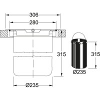Franke Ankastre Çöp Kovası, Tezgah Üstü, - FRANKE (1)