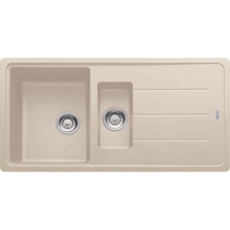 Franke Basis BFG 651-97 Granit Evye, 1,5 Gözlü, Damlalıklı, Tezgah Üstü, Sahara - 1