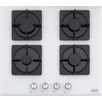 Franke Glass Linear Square FHNS 604 4G WH C Ankastre Beyaz Cam Ocak,Döküm Izgaralı - FRANKE