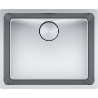 Franke Mythos MYX 110-50 Çelik Evye, Tek Gözlü, Damlalıksız, Tezgah Altı, İnox - 1