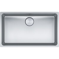 Franke Mythos MYX 110-70 Çelik Evye, Tek Gözlü, Damlalıksız, Tezgah Altı - 1