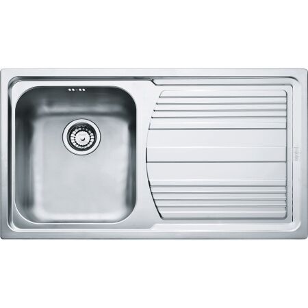 Franke Logica LINE LLX 611-86 Çelik Evye, Tek Gözlü, Sağ Damlalıklı, İnox - 1