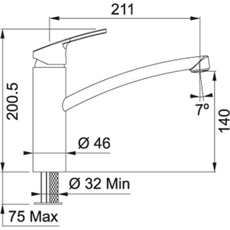 Franke Smart Armatür, Tek Kumandalı, Krom - 2