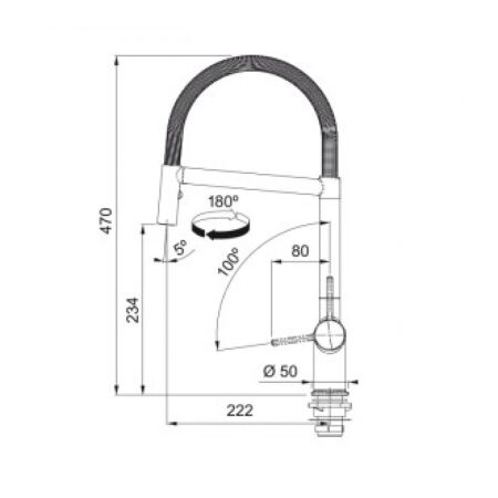 Franke Evye Armatürü Actıve Plus Semı Pro Krom - 3