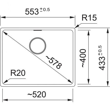 Franke Fragranıt Evye Marıs Mrg 110-52 Bıanco Tek Gözlü Damlalıksız Bx - 4