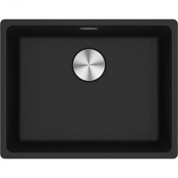 Franke Fragranıt Evye Marıs Mrg 110-52 Nero Tek Gözlü Damlalıksız Bx - FRANKE