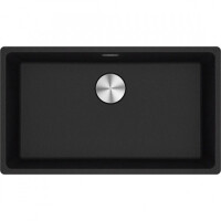 Franke Fragranıt Evye Marıs Mrg 110-72 Nero Tek Gözlü Damlalıksız Bx - FRANKE