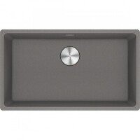 Franke Fragranıt Evye Marıs Mrg 110-72 Stone Grey Tek Gözlü Damlalıksız Bx - FRANKE