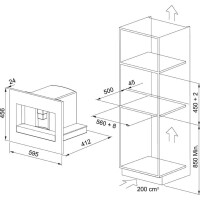 Franke Mythos FMY 45 CM XS NERO Ankastre Kahve Makinesi - FRANKE (1)