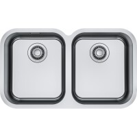 Franke Smart SRX 120-34-34 2 Gözlü, Paslanmaz Çelik, İnox Renk, Tezgah Altı - FRANKE