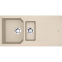 Franke Urban UBG 611-100 AVENA Granit Evye, Tek Gözlü, Damlalıklı, Tezgah Üstü - 1