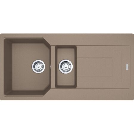 Franke Urban UBG 611-100 Granit Evye, Tek Gözlü, Damlalıklı, Tezgah Üstü, Oyster - 1