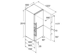LIEBHERR CN 4835 NoFrost Beyaz Buzdolabı-Dondurucu - 7