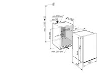 LIEBHERR DRf 3900 Ankastre Tezgah Altı Buzdolabı - 4