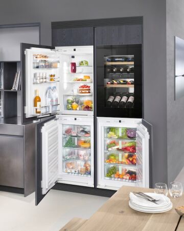 LIEBHERR EWTgb 1683 Siyah Cam Çerçeveli Ankastre Şarap Dolabı - 2